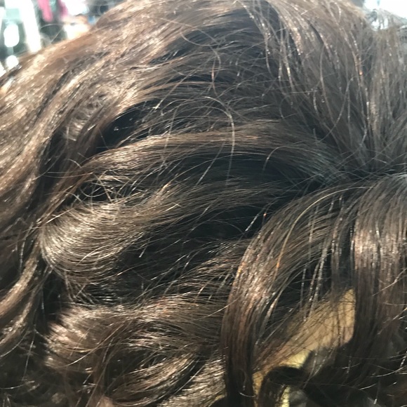 Human hair Wig Virgin Loose Curls Swisslace wig